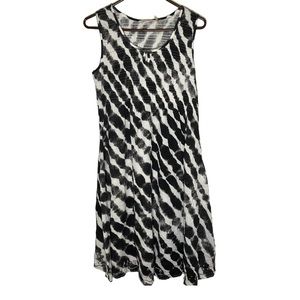 SOFT SURROUNDINGS Tonal
Tides Sleeveless Tank Dress Black
Batik Tie Dye Medium